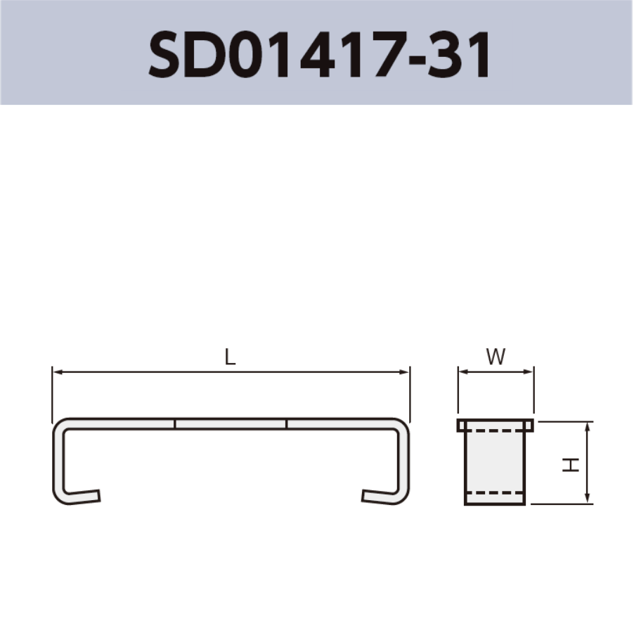ジャンパー端子 SD01417-31 基板実装用 SMT 表面実装 RoHS指令対応品