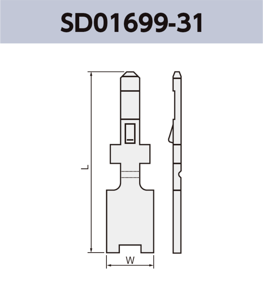 基板接続用端子 SD01699-31 基板実装用 SMT RoHS指令対応品