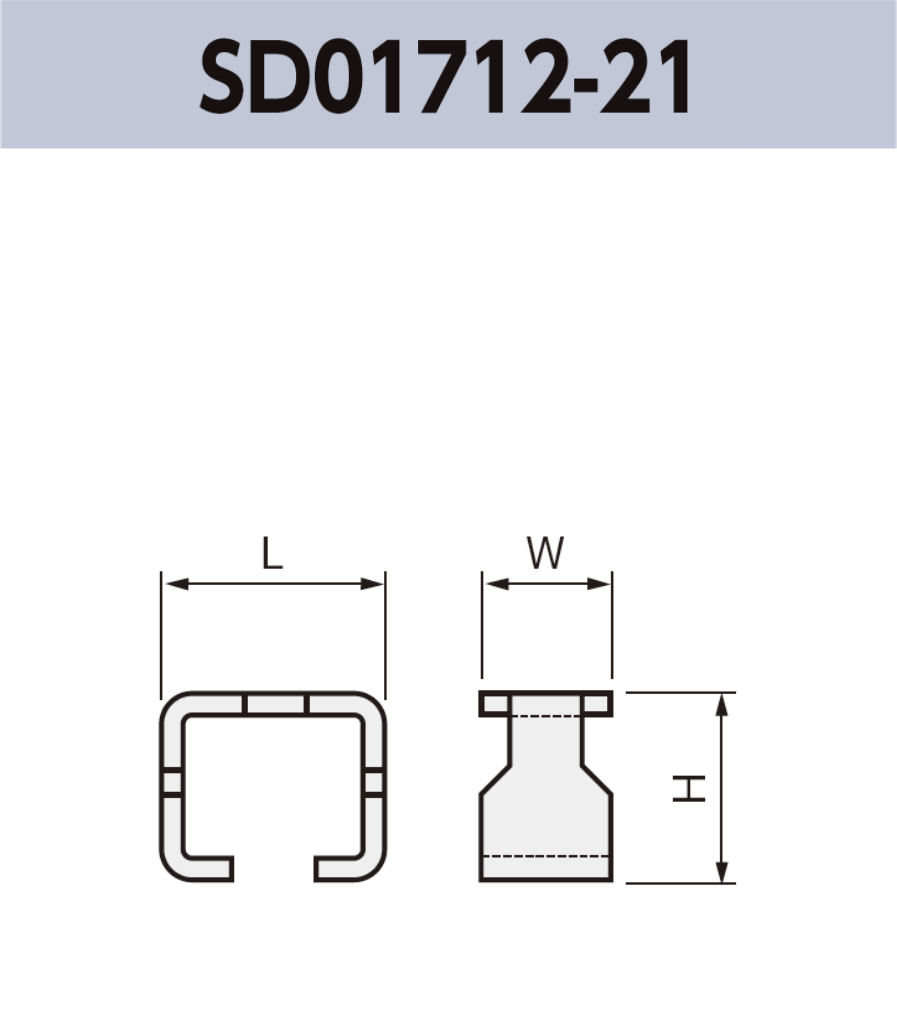 基板実装用 接続端子 SD01712-21 SMT RoHS指令対応品