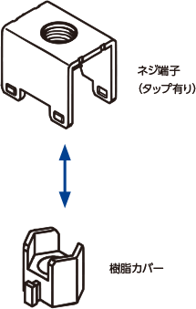 Radial lead taping Screw Terminalの使用例