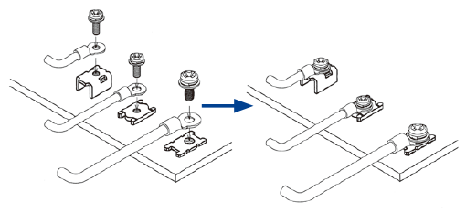 Embossed taping<br />Screw Terminalの使用例