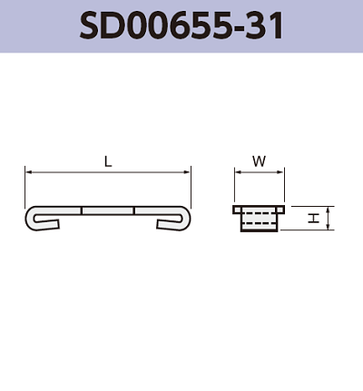 ジャンパー端子 SD00655-31 基板実装用 SMT 表面実装 RoHS指令対応品
