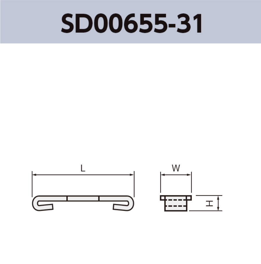 ジャンパー端子 SD00655-31 基板実装用 SMT 表面実装 RoHS指令対応品