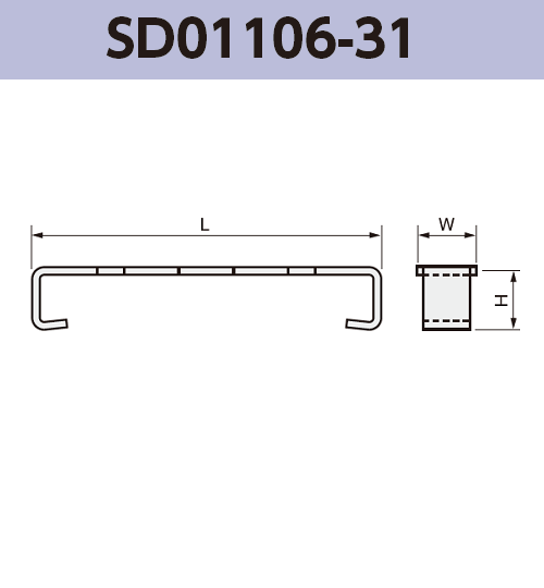 ジャンパー端子 SD01106-31 基板実装用 SMT 表面実装 RoHS指令対応品