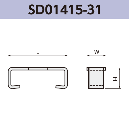 ジャンパー端子 SD01415-31 基板実装用 SMT 表面実装 RoHS指令対応品