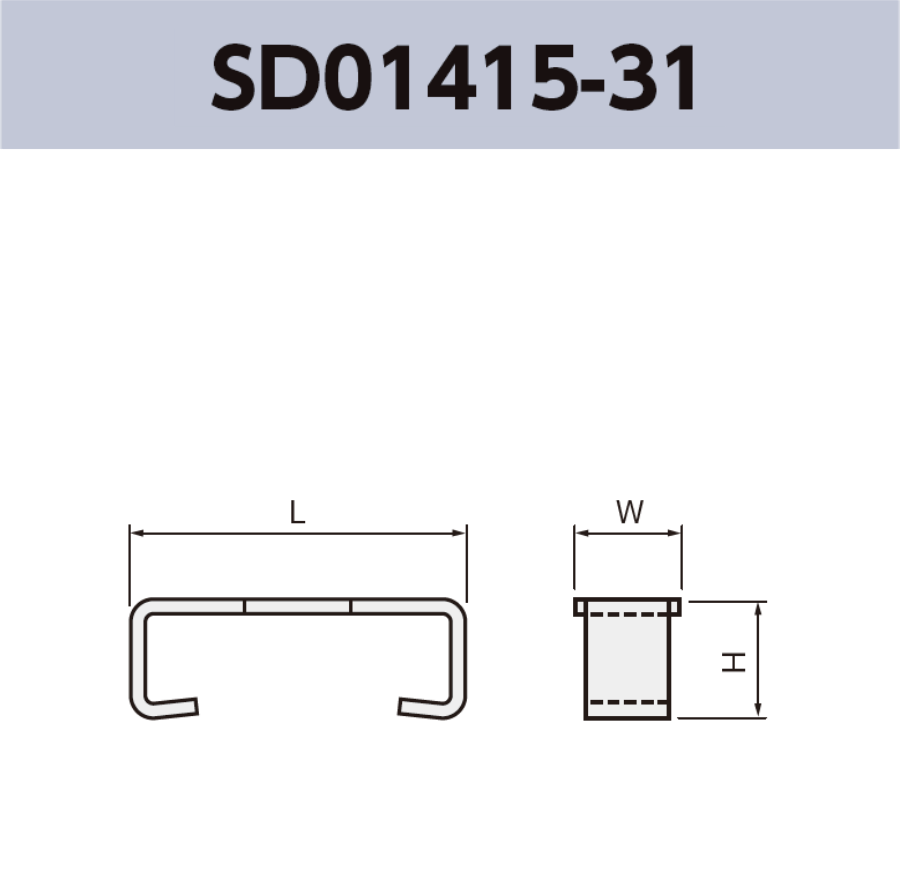 ジャンパー端子 SD01415-31 基板実装用 SMT 表面実装 RoHS指令対応品