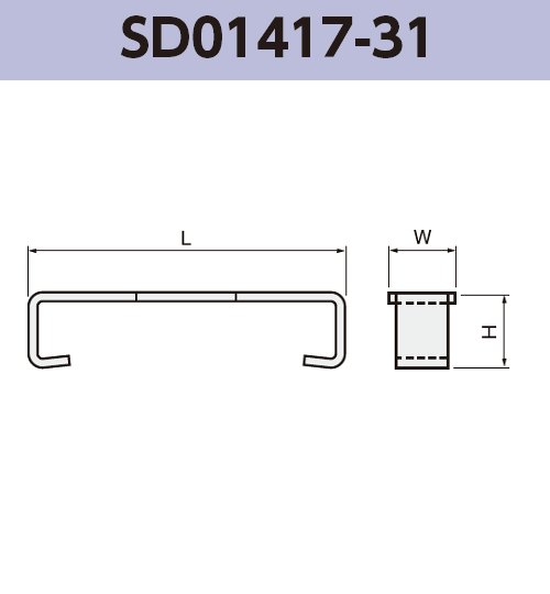 ジャンパー端子 SD01417-31 基板実装用 SMT 表面実装 RoHS指令対応品