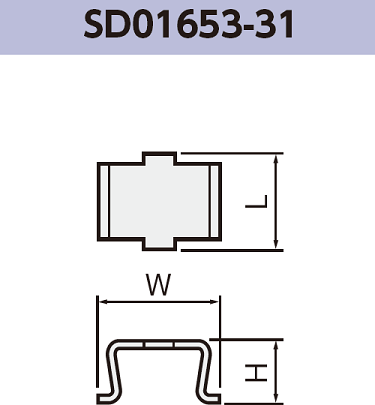基板接続用端子 SD01653-31-01654 基板実装用 SMT RoHS指令対応品