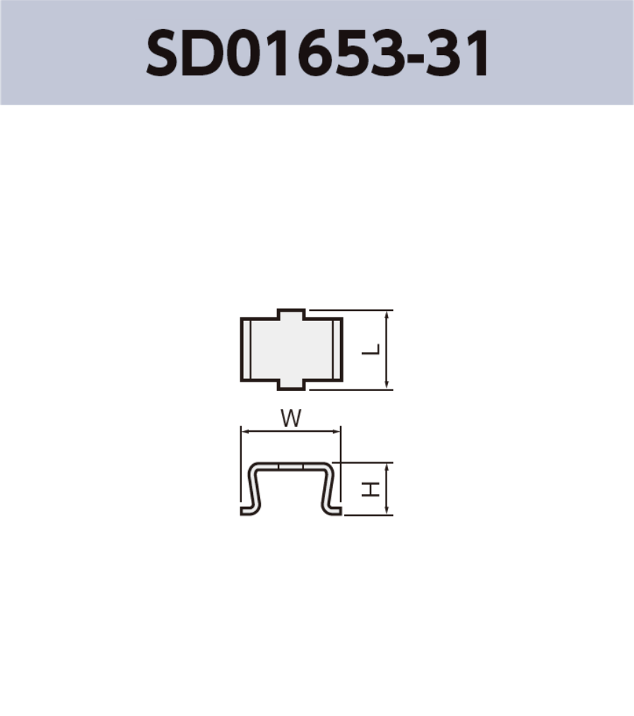基板接続用端子 SD01653-31-01654 基板実装用 SMT RoHS指令対応品