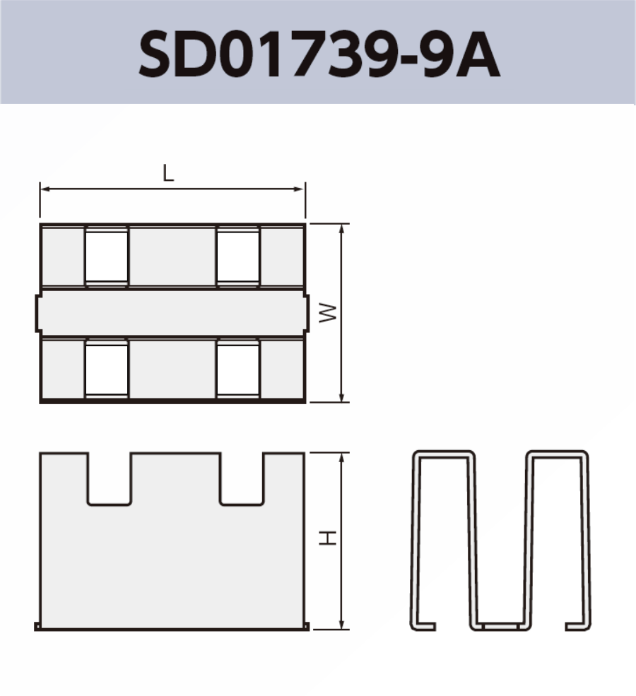 放熱端子 SD01739-9A 基板実装用 SMT RoHS指令対応品
