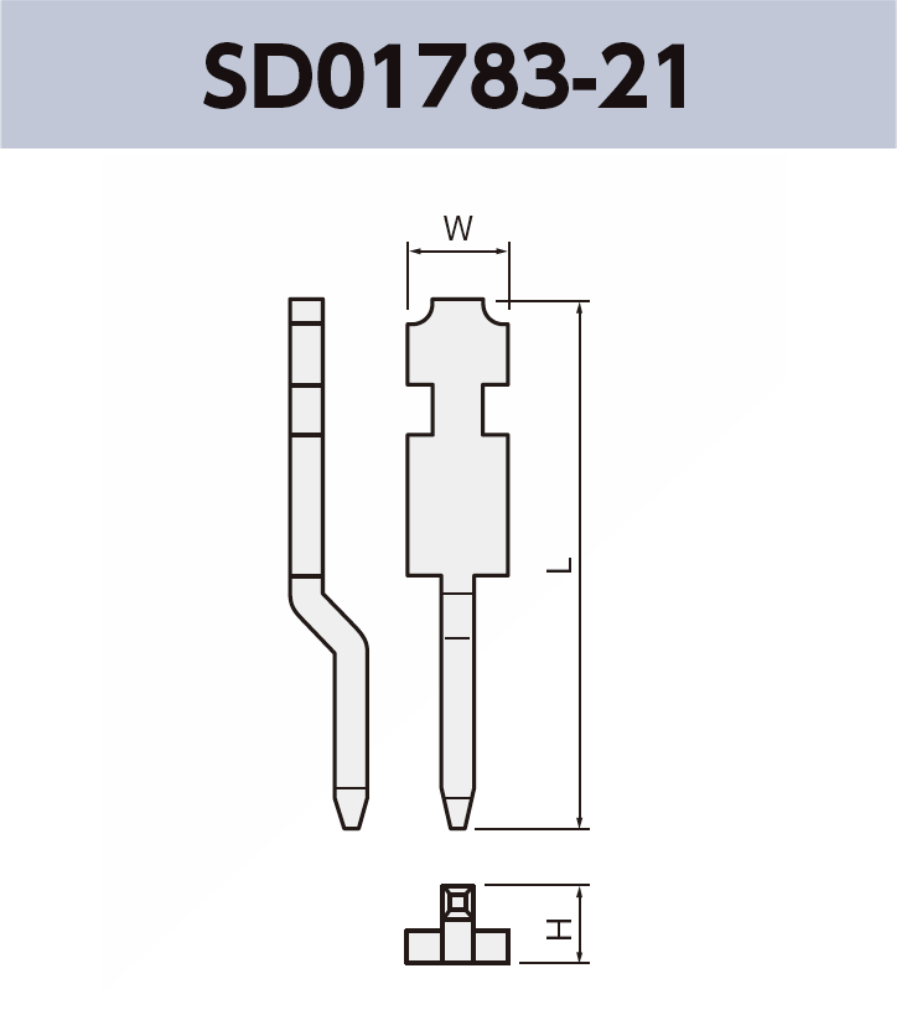 基板接続用 ピンヘッダー SD01783-21 基板実装用 SMT RoHS指令対応品