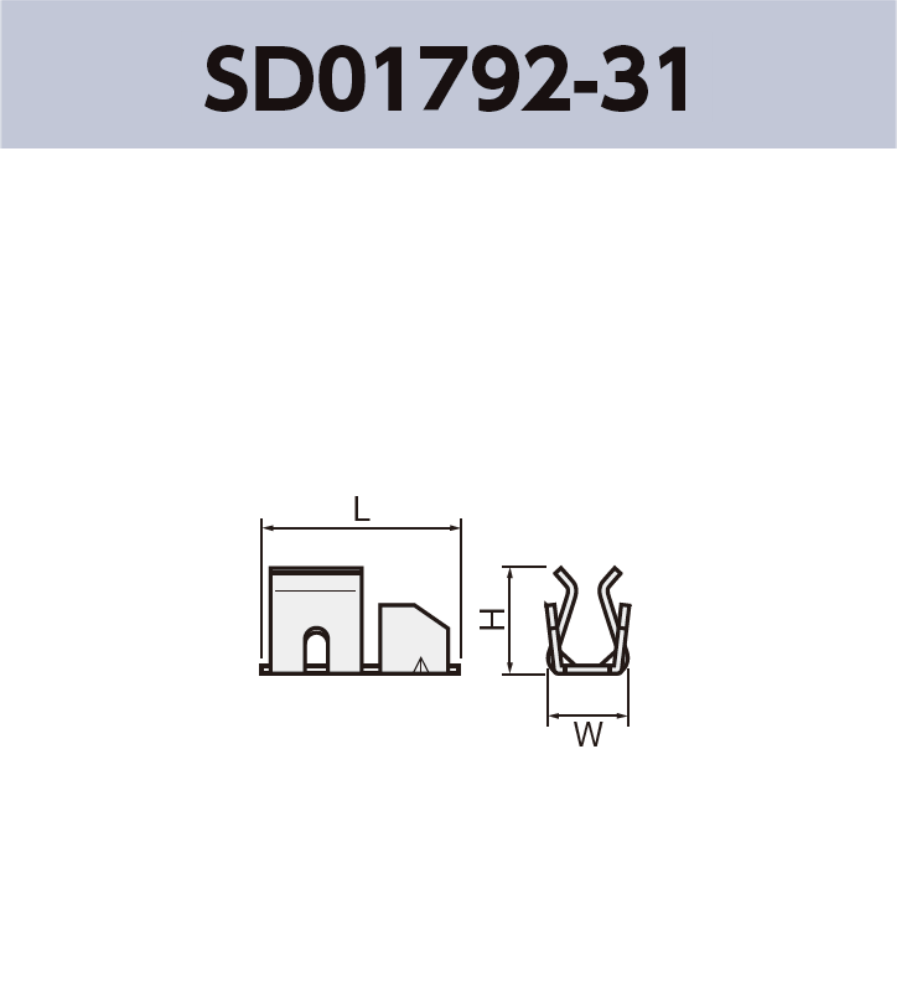 基板接続用端子 SD01792-31 基板実装用 SMT RoHS指令対応品