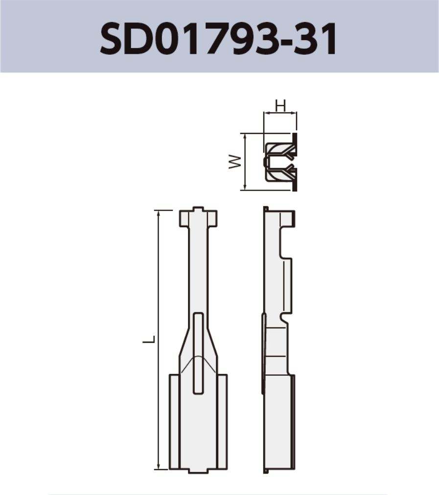 基板接続用端子 SD01793-31 基板実装用 SMT RoHS指令対応品