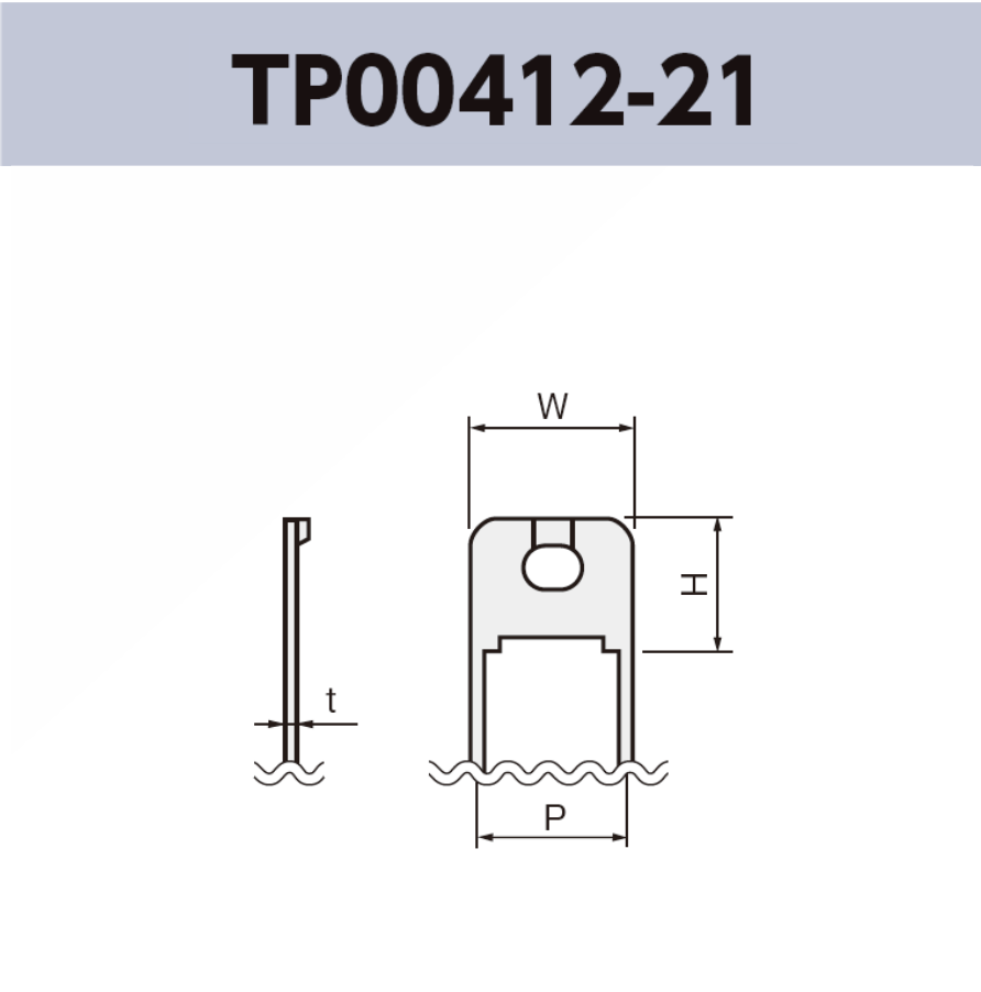チェック端子 TP00412-21 基板実装用 ラジアルリードテーピング RoHS指令対応品